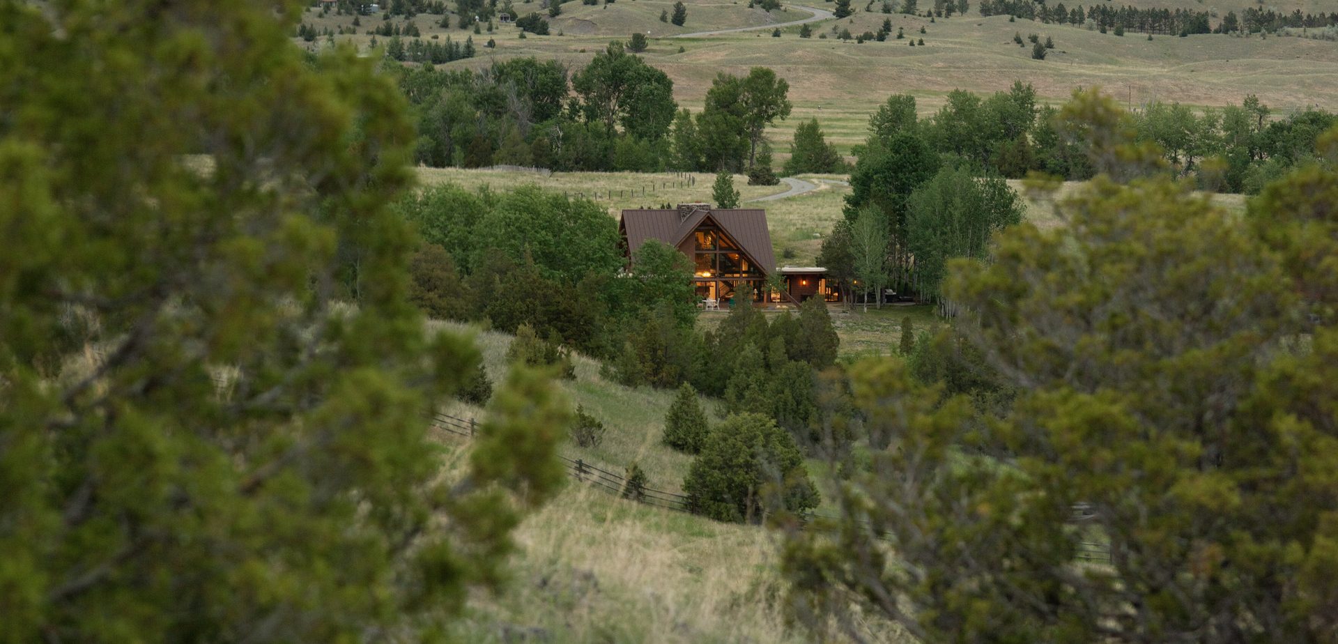 Ranch hillside view