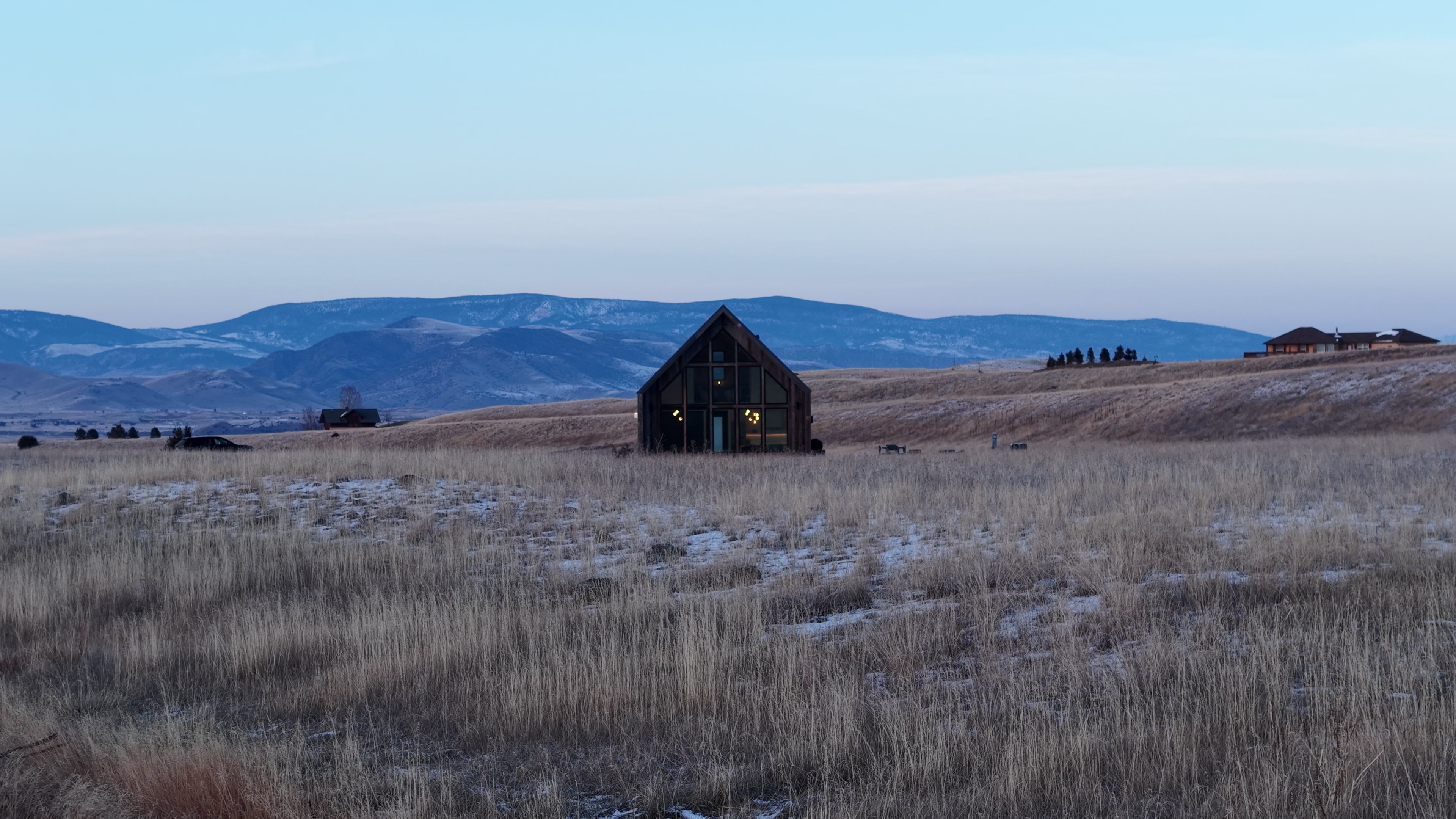Drone landscape view